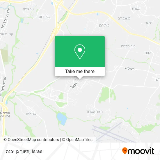 Карта תיווך גן יבנה