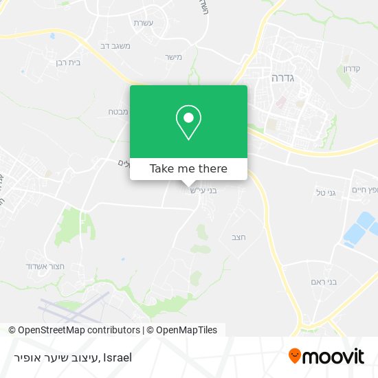 עיצוב שיער אופיר map