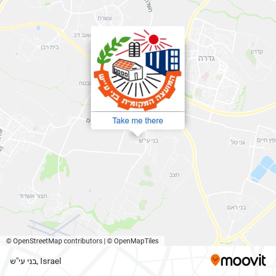 בני עי"ש map