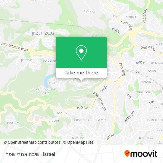 ישיבה אמרי שפר map