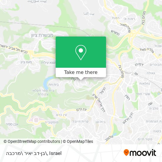 בן-דב יאיר \מרכבה\ map