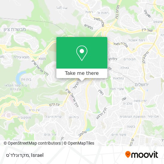 מקדונלד'ס map