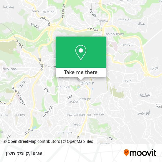 קיוסק חשין map