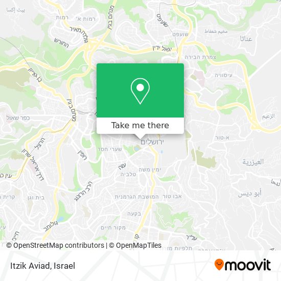 Itzik Aviad map