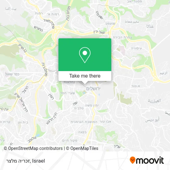 Карта זכריה מלצר