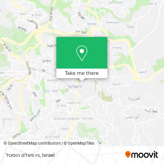 ניו פאלם הוסטל map
