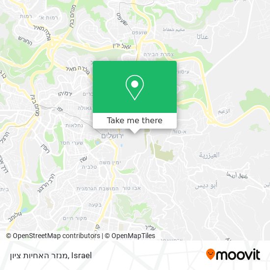 מנזר האחיות ציון map