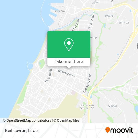 Beit Lavron map
