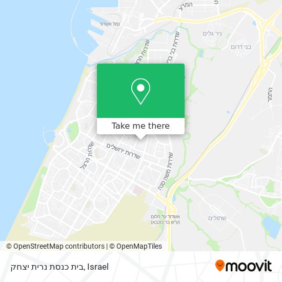 בית כנסת נרית יצחק map