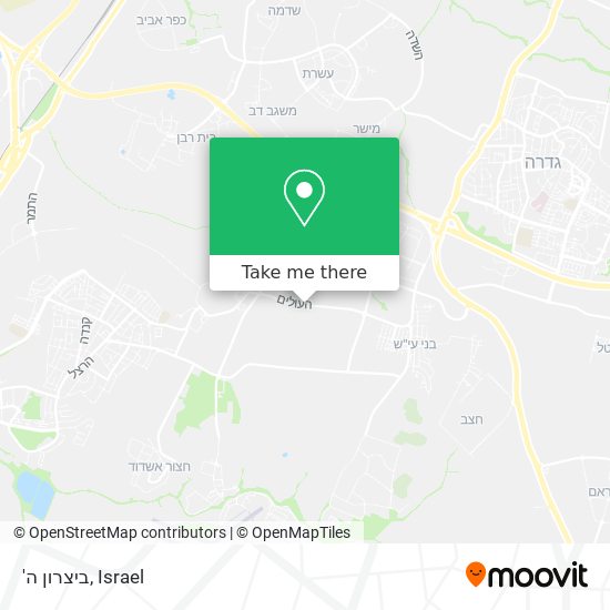 'ביצרון ה map