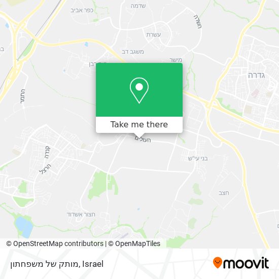 מותק של משפחתון map