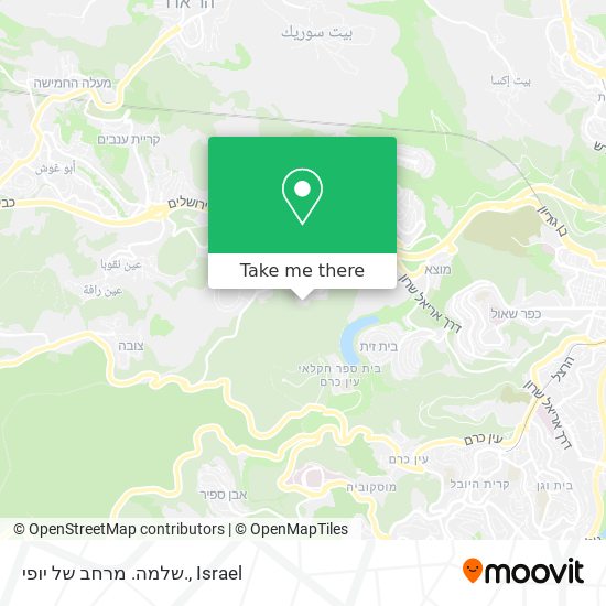 שלמה. מרחב של יופי. map