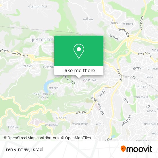 ישיבת אחינו map