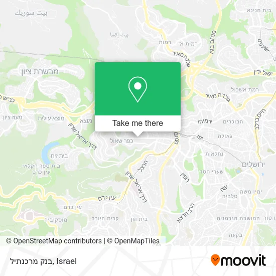 Карта בנק מרכנתיל