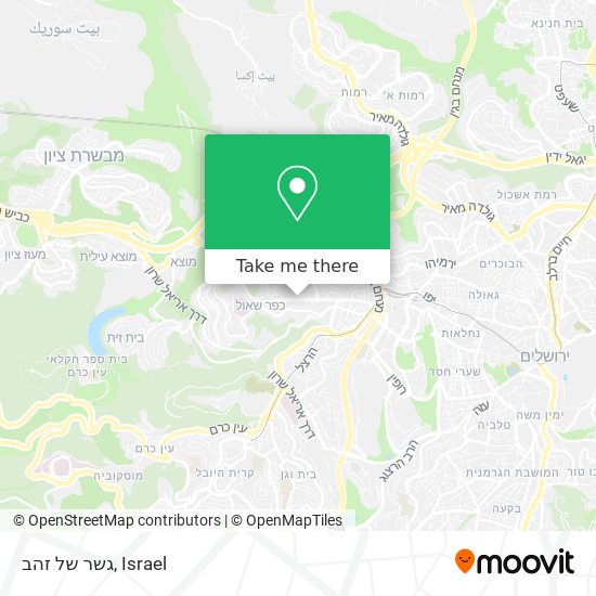 גשר של זהב map