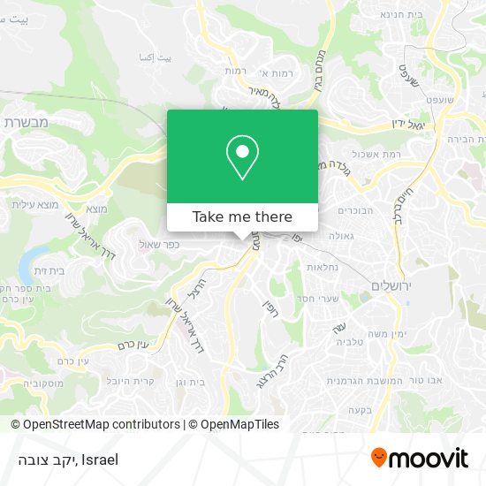 יקב צובה map