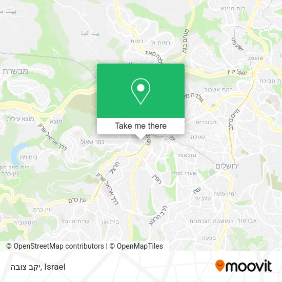 Карта יקב צובה