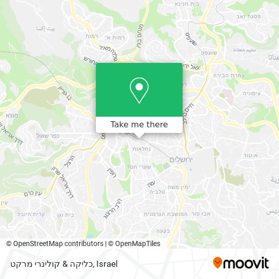 כליקה & קולינרי מרקט map