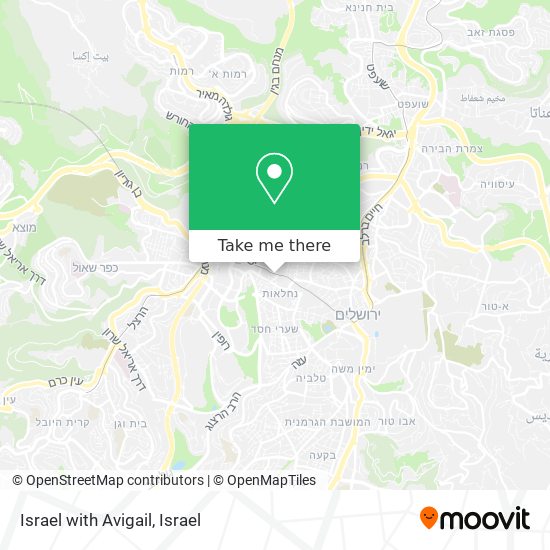 Israel with Avigail map