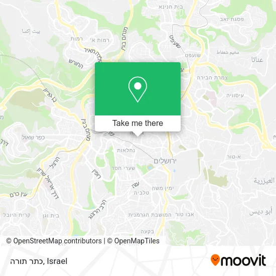 Карта כתר תורה