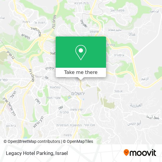 Карта Legacy Hotel Parking