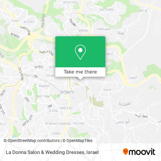 La Donna Salon & Wedding Dresses map