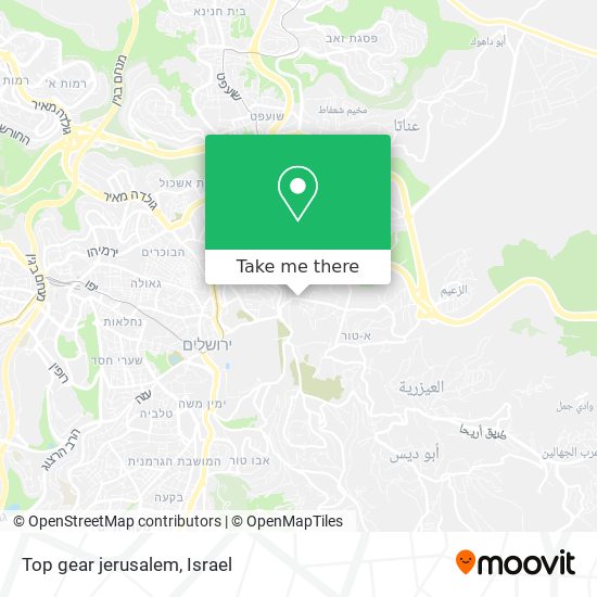 Top gear jerusalem map