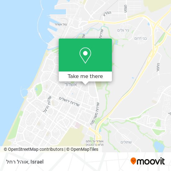 אוהל רחל map