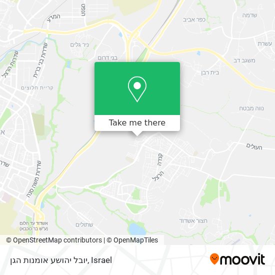 יובל יהושע אומנות הגן map