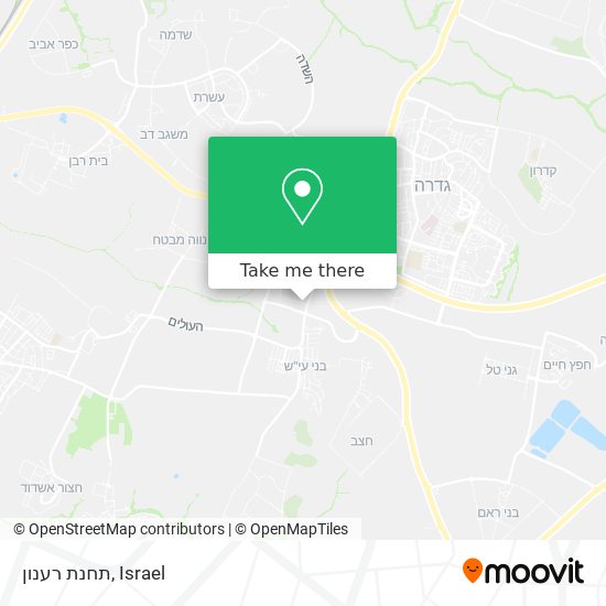 תחנת רענון map