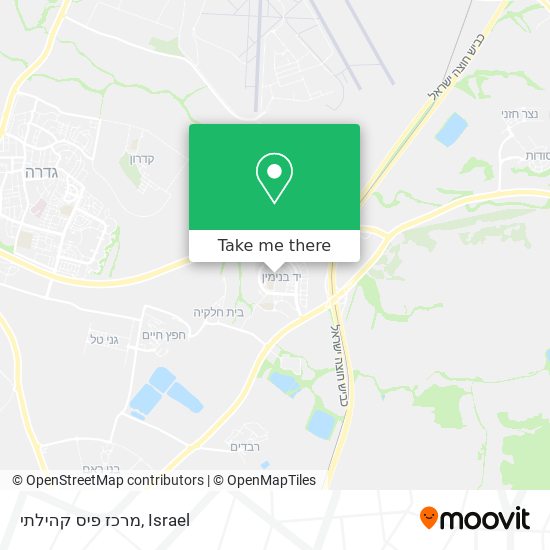 מרכז פיס קהילתי map