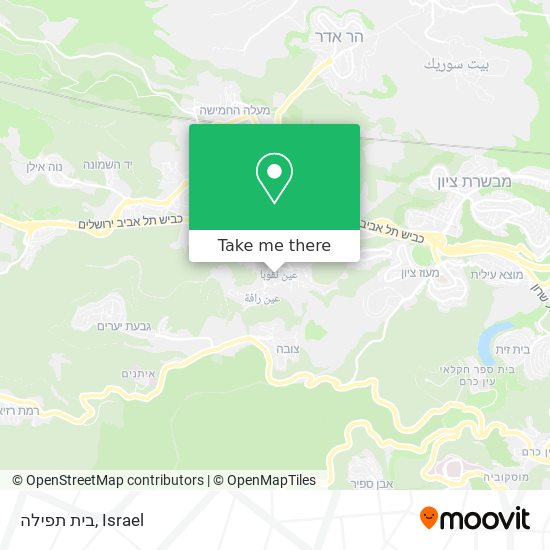 בית תפילה map