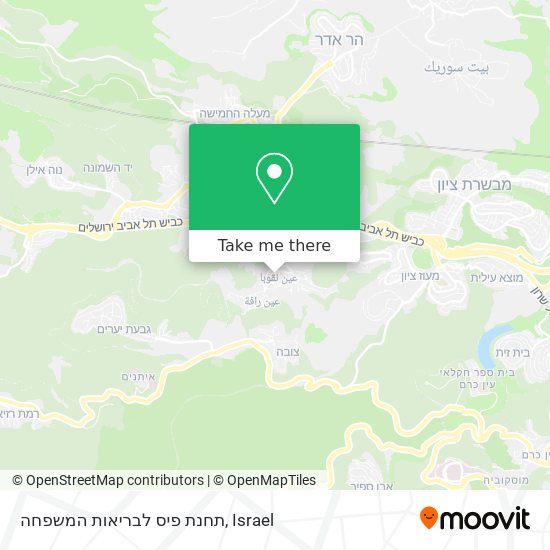 תחנת פיס לבריאות המשפחה map