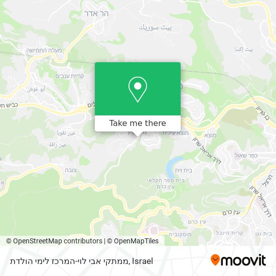 ממתקי אבי לוי-המרכז לימי הולדת map