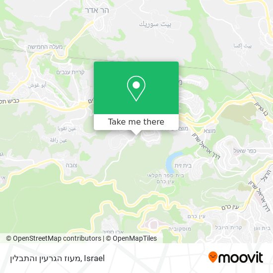 מעוז הגרעין והתבלין map