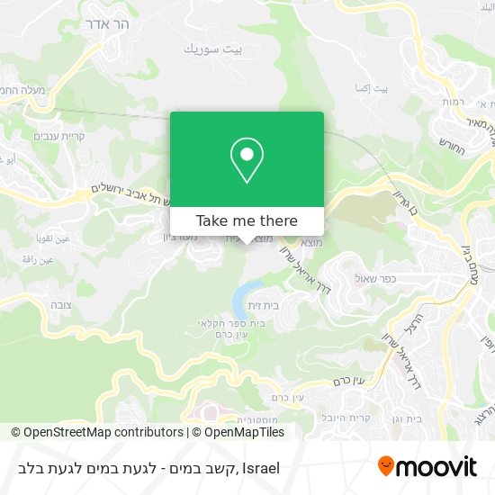 קשב במים - לגעת במים לגעת בלב map