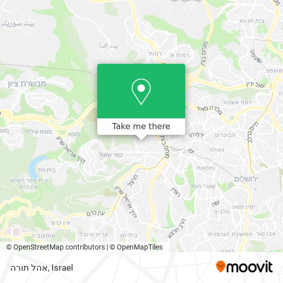 אהל תורה map