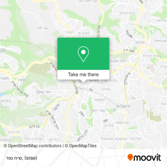 Карта שיח סוד