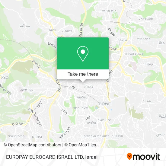 Карта EUROPAY EUROCARD ISRAEL LTD