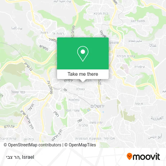 Карта הר צבי