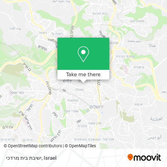 ישיבת בית מרדכי map