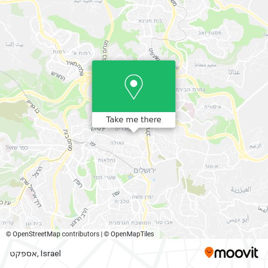 אספקט map