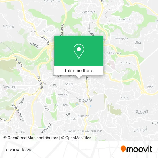 Карта אספקט
