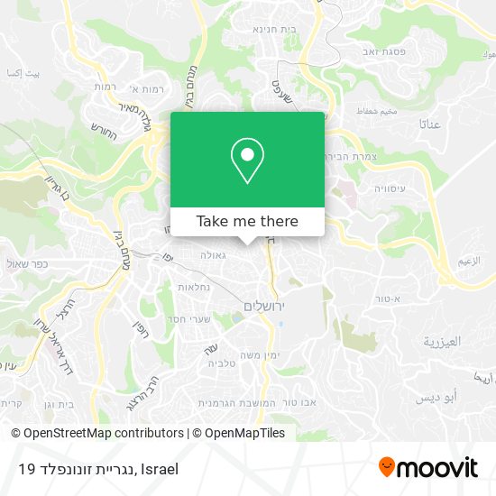 נגריית זונונפלד 19 map