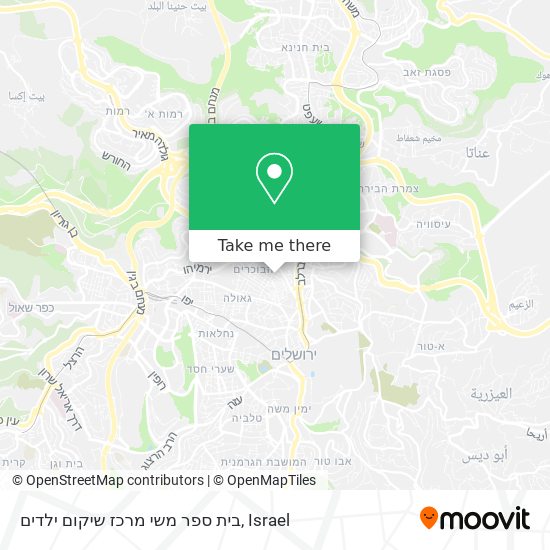 בית ספר משי מרכז שיקום ילדים map