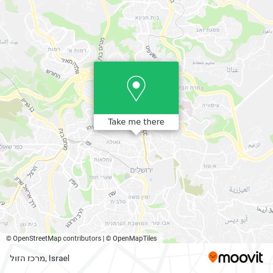 מרכז הזול map