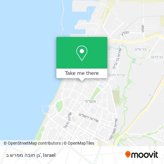 גן חובה מפרש ב' map