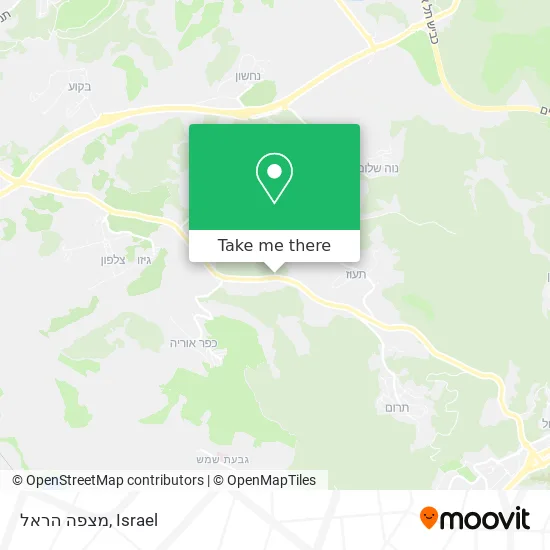 Карта מצפה הראל