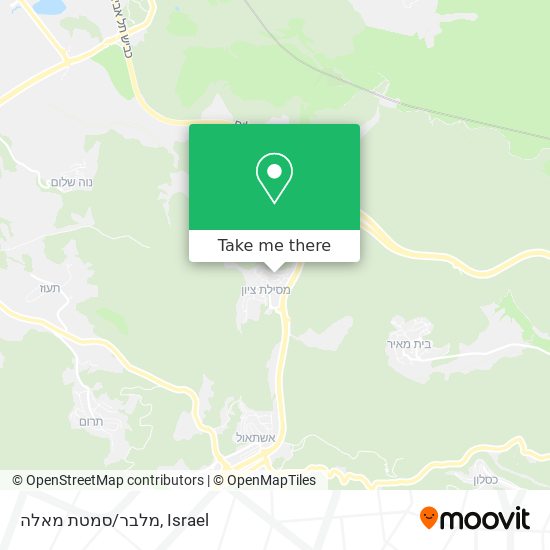 מלבר/סמטת מאלה map