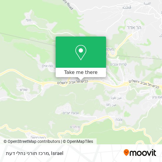 מרכז תורני נחלי דעת map